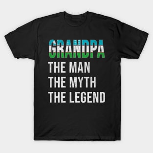 Grand Father Uzbekistani Grandpa The Man The Myth The Legend - Gift for Uzbekistani Dad With Roots From  Uzbekistan T-Shirt